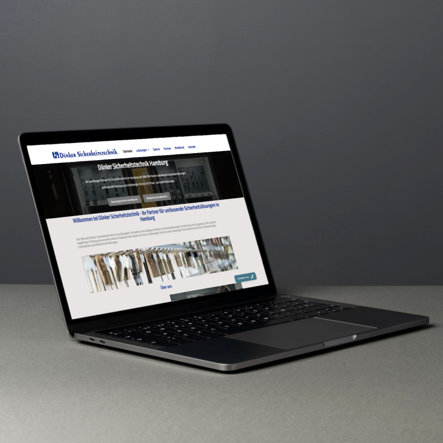 Security Technology Website Redesign