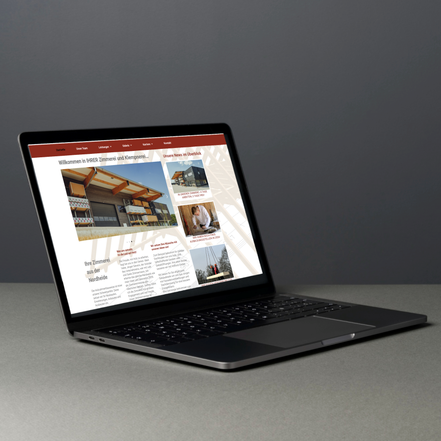 Carpentry Redesign Mockup